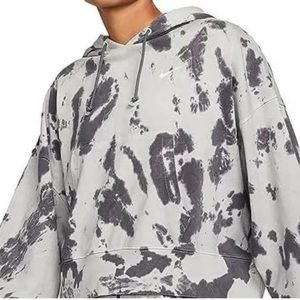 New🌿Washed Jersey Over-Oversized Hoodie Grey/Black